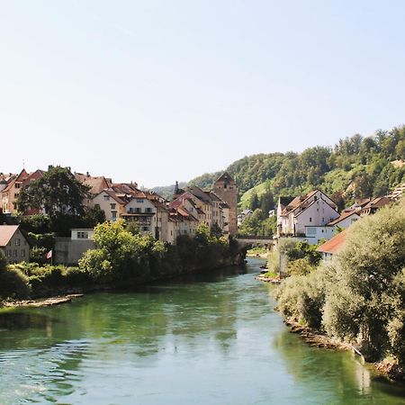 Business I Family Apartment I 1-4 Personen - Aare Blick, Nahe Altstadt I Beamer - 99" Leinwand I Terrassen Lounge Und Parkplatz Brugg  Kültér fotó